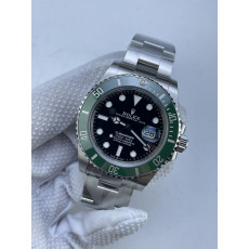 (준비완료/특급배송)NO.3801/QP공장 롤렉스 서브마리너 신형 41mm 블랙다이얼 그린세라믹 인서트 최신형 스타벅스