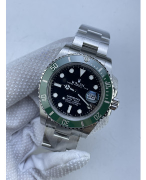 (준비완료/특급배송)NO.3801/QP공장 롤렉스 서브마리너 신형 41mm 블랙다이얼 그린세라믹 인서트 최신형 스타벅스