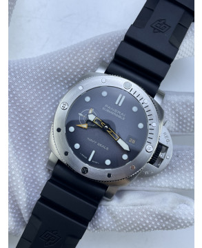 (준비완료/특급배송)NO.3825/VS공장 PAM1323 Y 44mm Submersible VSF 11 Best Edition Gray Dial on Rubber Strap P.9011 Clone